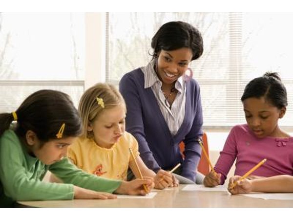 Woman with Sunday school class