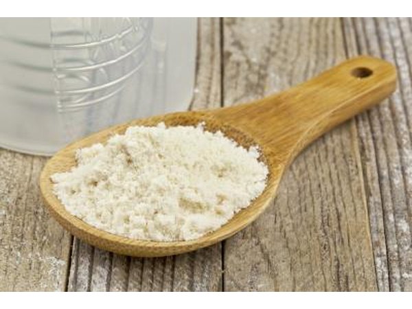 Scoop of whey protein