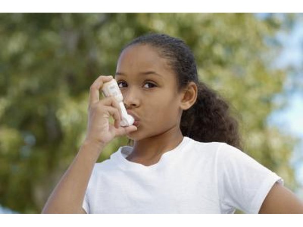 Airways narrow during an asthma attack.