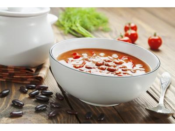 Soup with legumes