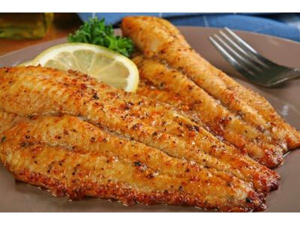 Catfish fillets seasoned with cajun spices