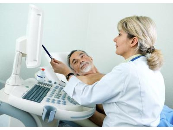 Ultrasound can be used in diagnosis.