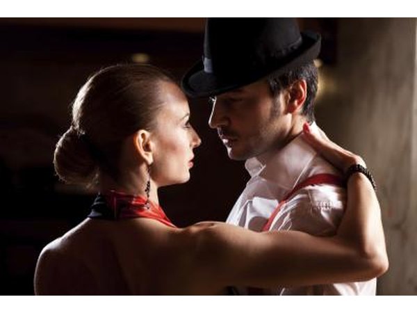 Close up of dancers.