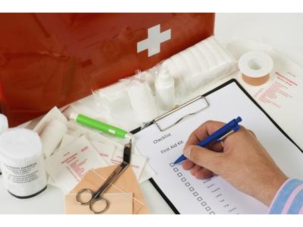 annual check of first aid kit