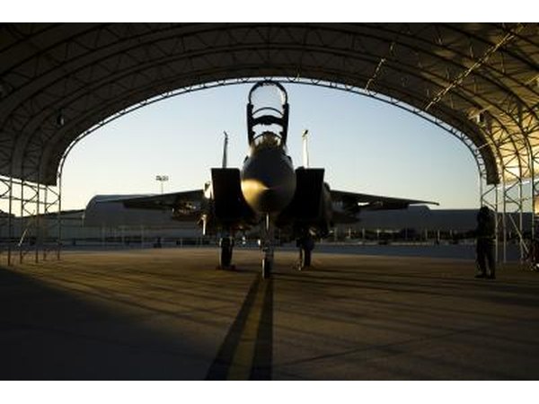 F-15E strike fighter at Seymour Johnson AFB