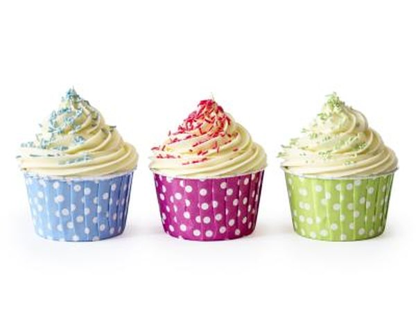 Colorful cupcakes.