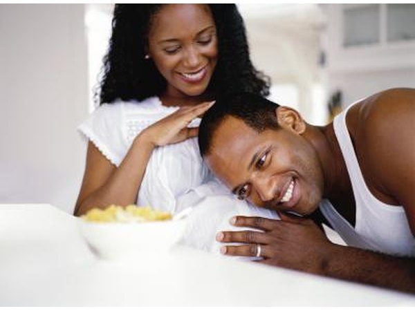 Pregnant woman with her husband