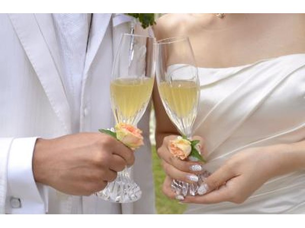 champagne flutes