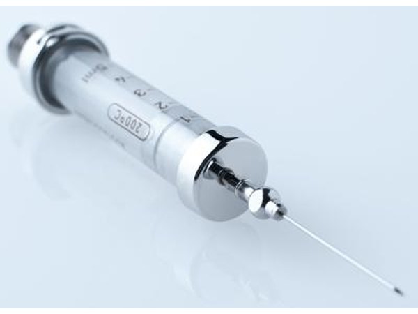 The medicine injected is very thick and requires a large bore needle for administration, which means the injection site, can be quite painful for a few hours or days after the injection has taken place.