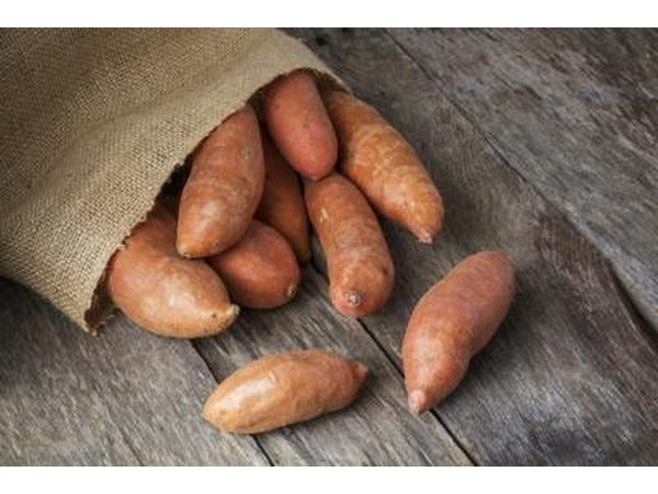 Sack of sweet potatoes