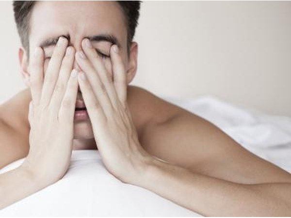 Man sick in bed