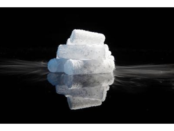 Dry ice is cold.