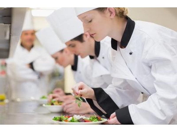 Many food critics have honed their skills with a culinary arts background.