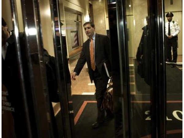 A sports agent travels for a business meeting.