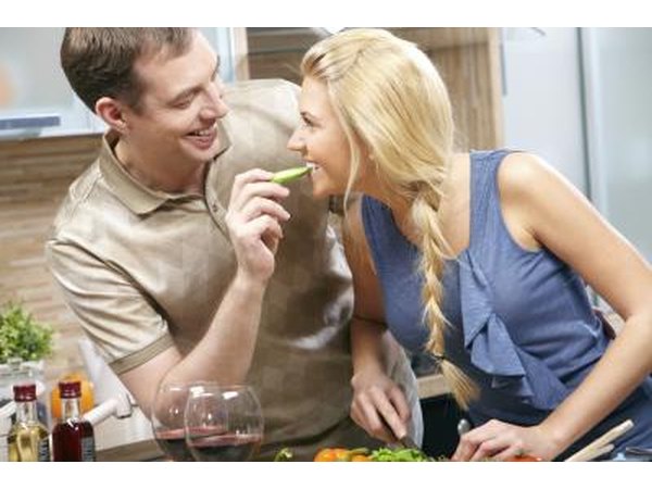 Cook a romantic dinner.