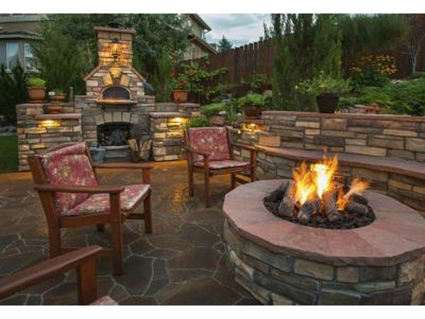 Purchase flower pots for your patio.