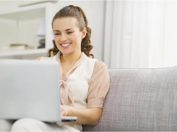 Writer on laptop