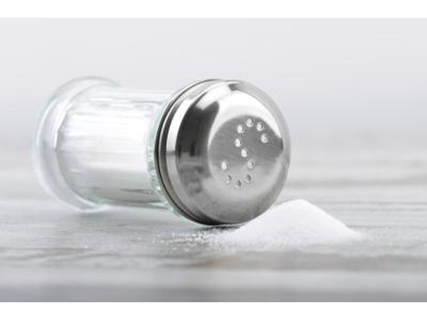 Table salt will also work.