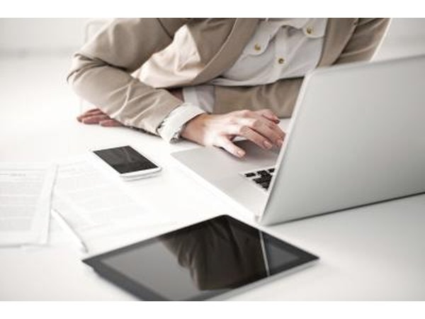 Business consultants spend a lot of time in front of their computer.