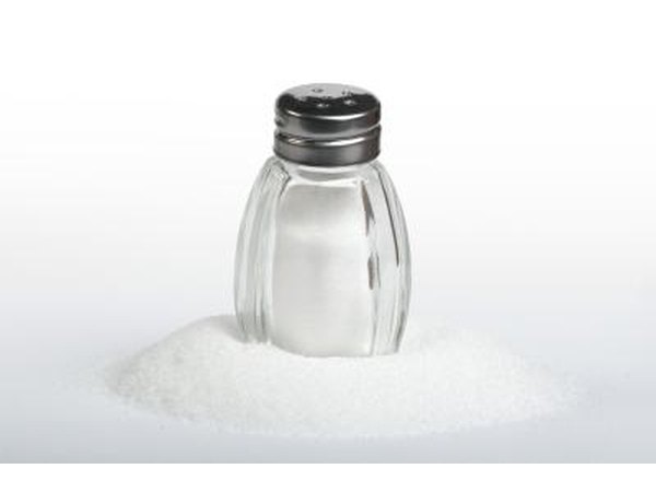 Salt and saltshaker.