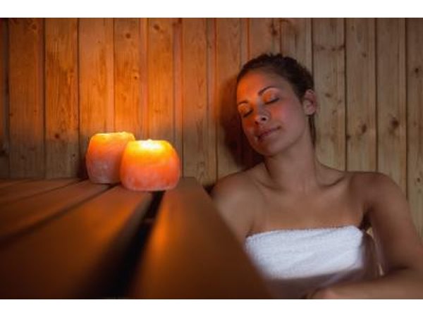 Sit in a sauna to aid the process.