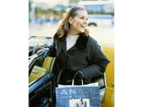 Woman with shopping bags