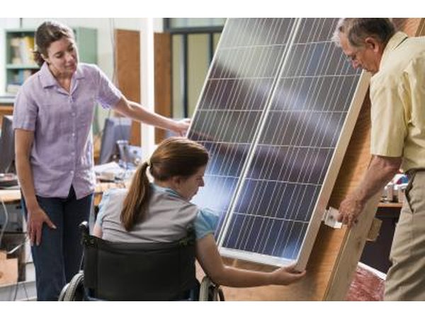 There are only a few basic items you need to construct your own solar panels.