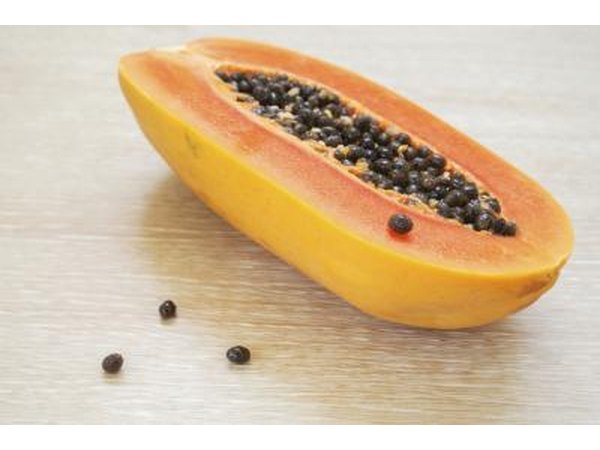 Half a papaya