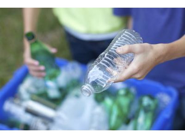 Plastic bottles can be hard to recycle.