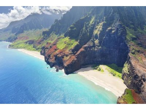 Napali Coast on Kauai.