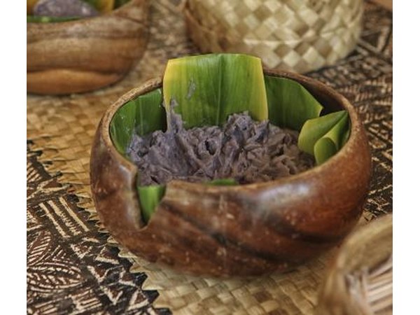 Poi is a vegetarian option.