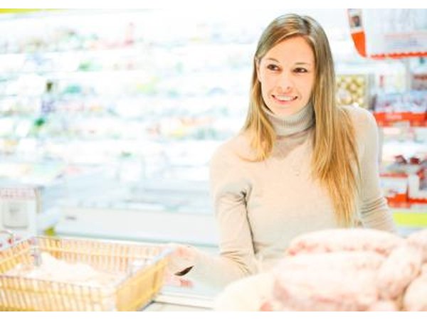 Customer at deli
