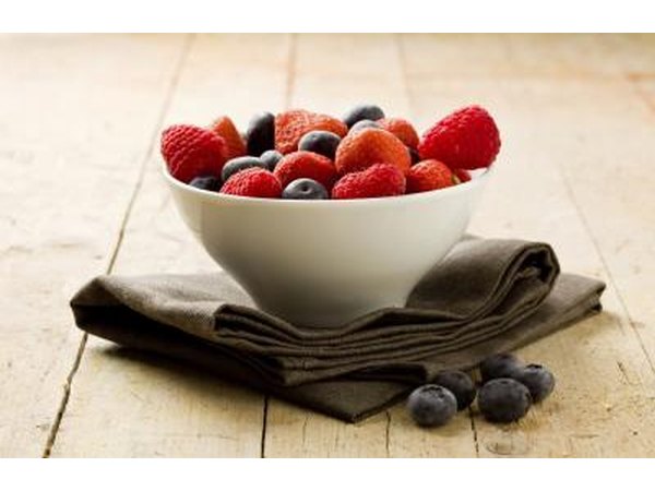 Bowl of mixed berries