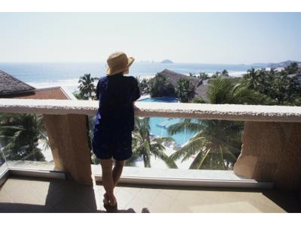 Hotel room with a view.