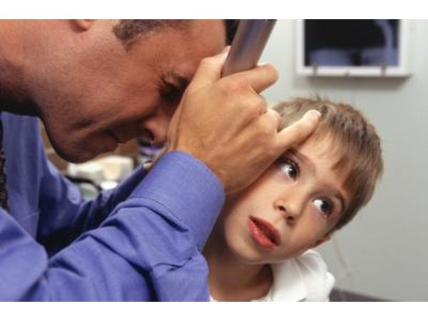 Ear infections are caused by blockage in the middle ear.