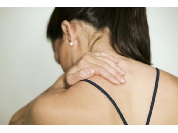 Examine the shoulder blade.
