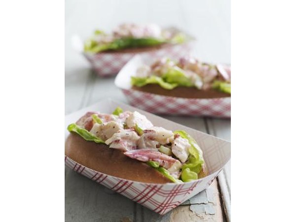 Instead of using the hot stove, make sandwiches like these lobster rolls.