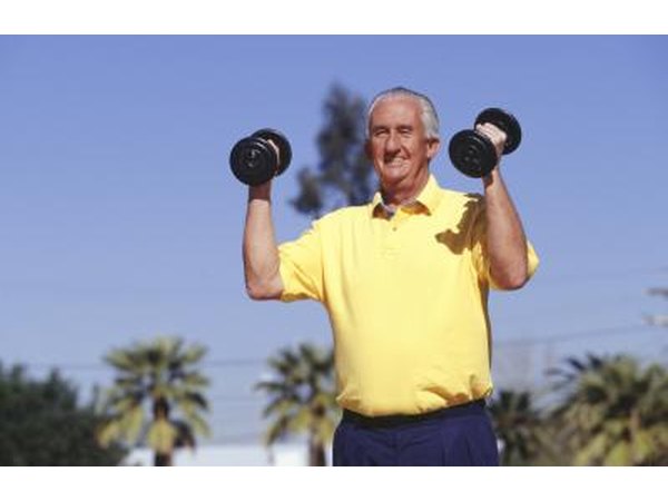 Lift weights aerobically.