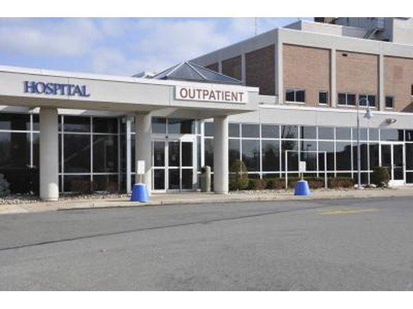 Hospital exterior.