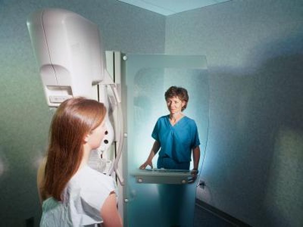 Radiology technicians conduct X-ray examinations in health care facilities.