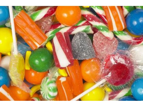 Closeup of candy