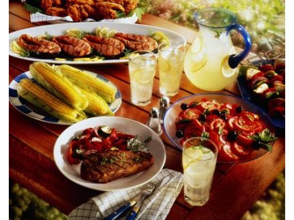 Barbecue is inexpensive and nice for an informal wedding.