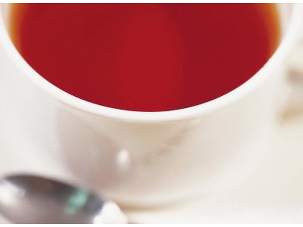 A cup of herbal tea.