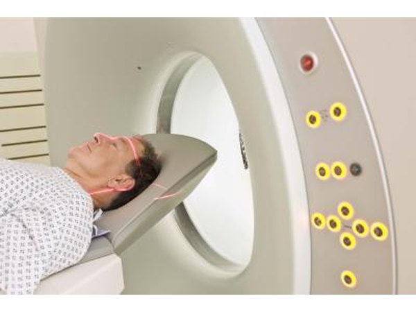 Can lying on back for PET scan