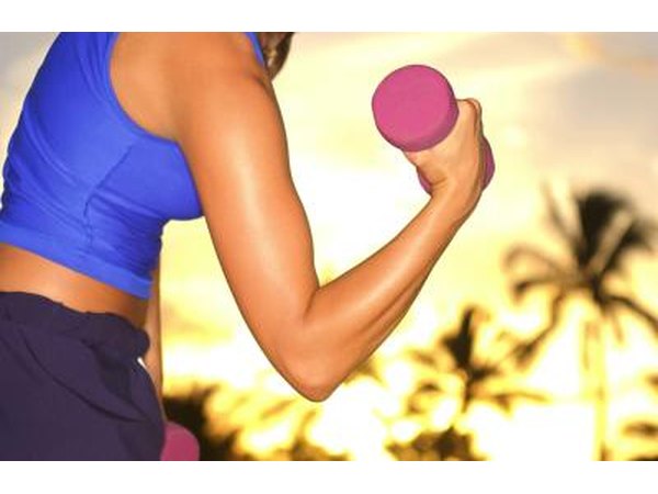 The most common biceps tear occurs where the top of the biceps muscle attaches to the shoulder.