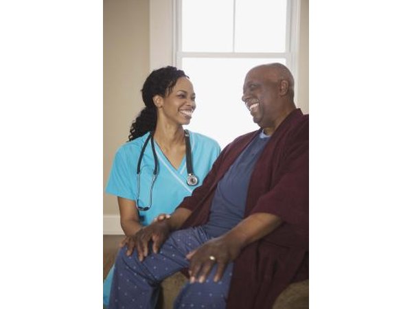 Nurse and patient