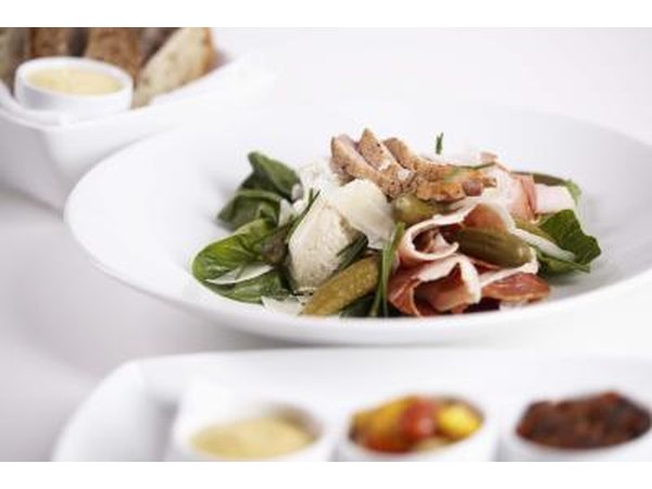 Meat and cheese plate