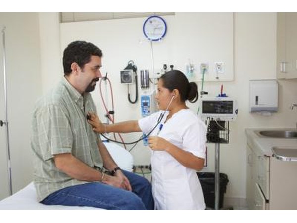 A chest exam.