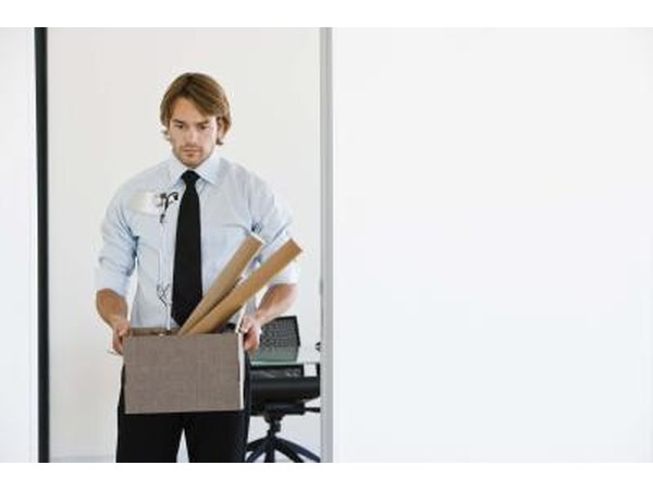 Man loosing his job