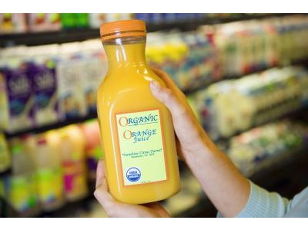 Fruit juice has preservatives.